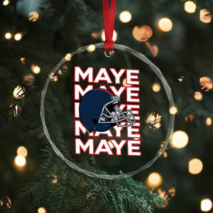 Maye Lover Crystal Glass Ornament NE Quarterback Fan Gift TS12 Print Your Wear