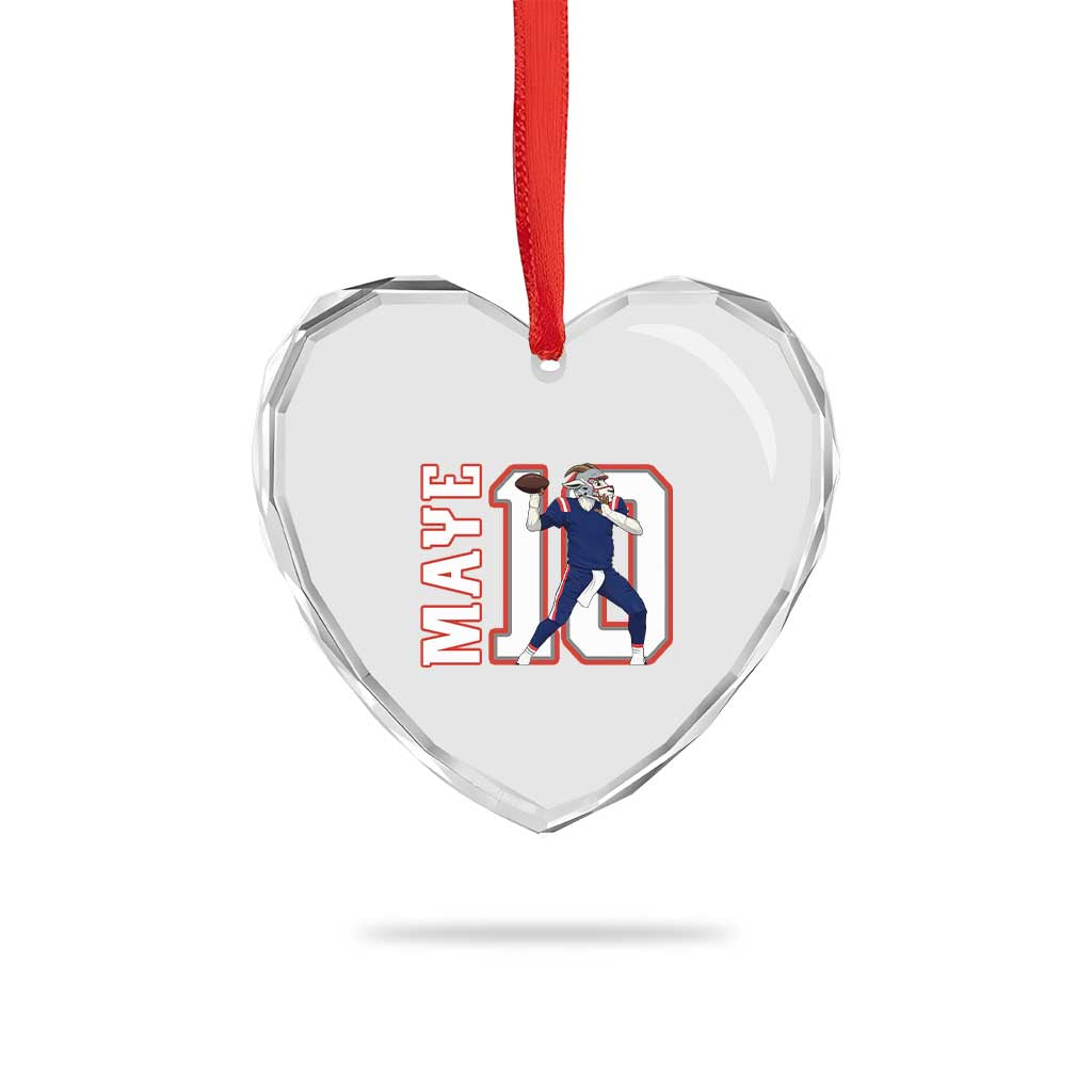 Maye Lover Heart Crystal Glass Ornament QB 10 Player Fan TS12 Print Your Wear