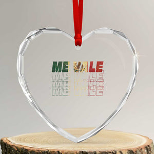 Me Vale Mexican Flag Heart Crystal Glass Ornament Sarcastic Saying Latino Spanish Slang TS10 Transparent Glass 3'' Heart Print Your Wear