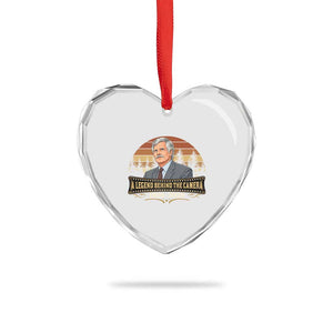 Media Mogul Turner Memorial Heart Crystal Glass Ornament A Legend Behind The Camera TS14 Print Your Wear