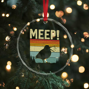 Meep Woodcock Crystal Glass Ornament Funny Nature Lover TS14 Print Your Wear