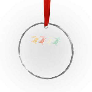 Meep Woodcock Crystal Glass Ornament Retro Timberdoodle Wildlife TS14 Print Your Wear