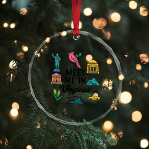 Meet Me in Virginia Crystal Glass Ornament Travel Souvenir East Coast State Pride TS14 Print Your Wear