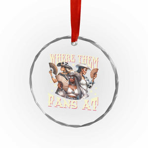 Melanin Cowgirls Crystal Glass Ornament Where Them Fans At Country Life Women Girls TS02 Print Your Wear