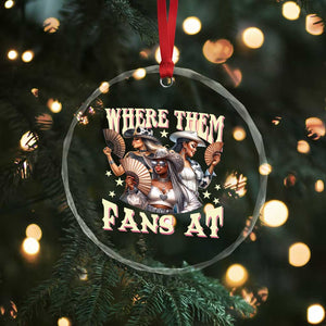 Melanin Cowgirls Crystal Glass Ornament Where Them Fans At Country Life Women Girls TS02 Print Your Wear