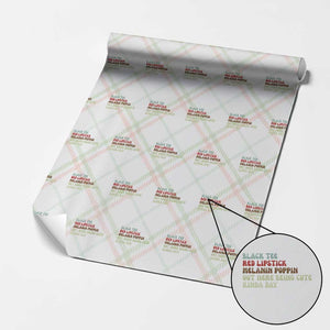 Melanin Poppin Black Girl Pride Wrapping Paper Roll Funny Juneteenth Saying Afro Black Women Queen TS10 Christmas Plaid Print Your Wear