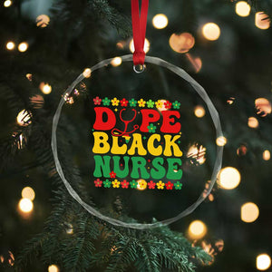 Melanin Queen Nursing Black History Month Gift Crystal Glass Ornament Dope Black Nurse TS12 Print Your Wear