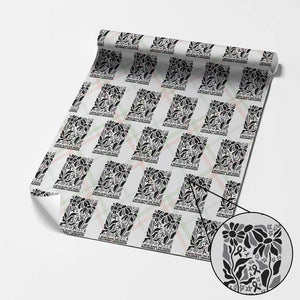 Melanoma Awareness Wrapping Paper Roll I Wear Black For Myself Skin Cancer Survivor TS12 Christmas Plaid Print Your Wear