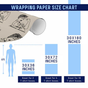 Melanoma Awareness Strong Woman Wrapping Paper Roll Feminist Warrior TS12 Print Your Wear