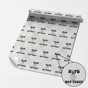 Melanoma Fighter Gift Wrapping Paper Roll Funny Skeleton Nope Not Today TS12 Christmas Plaid Print Your Wear