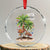 Mele Kalikimaka Hawaiian Xmas Crystal Glass Ornament Deck The Palms Holiday Flamingo Beach Family Vacation In Hawaii TS10 Transparent Glass 3'' Circle Print Your Wear