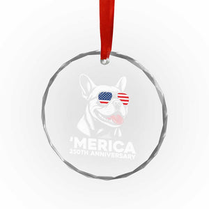 Merica French Bulldog Lover Crystal Glass Ornament 250th Anniversary Gift TS12 Print Your Wear
