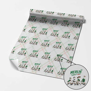 Merlin the Ducks Crosswalk Walk Parody Wrapping Paper Roll El Idolo Del Barrio Mexico Duck Soccer Football Fans