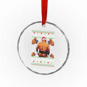 Merry Chrithmith Kith My Ath Funny Ugly Christmas Crystal Glass Ornament TS10 Print Your Wear