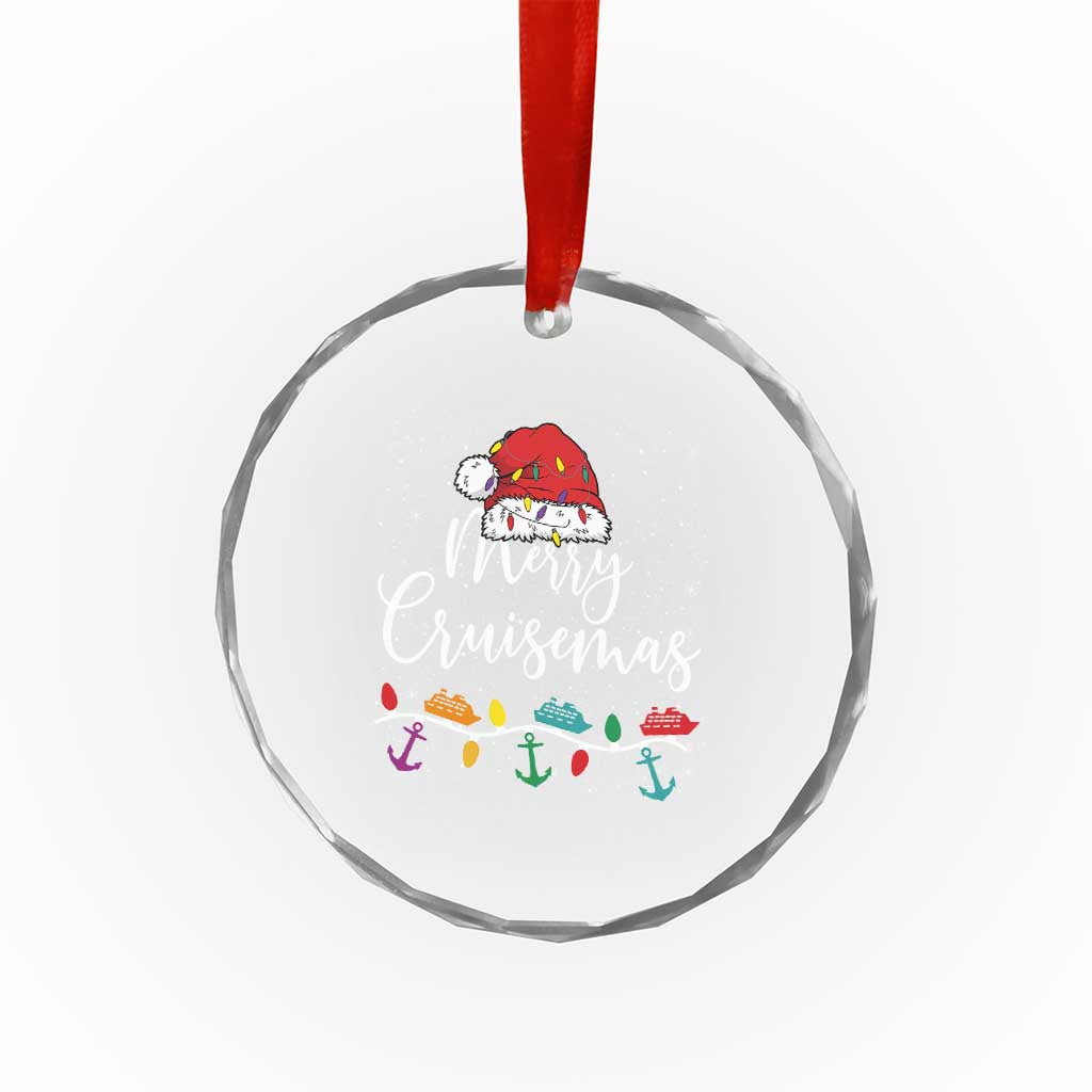 Merry Cruisemas Crystal Glass Ornament Family Christmas Cruise Holiday Trip TS10 Print Your Wear