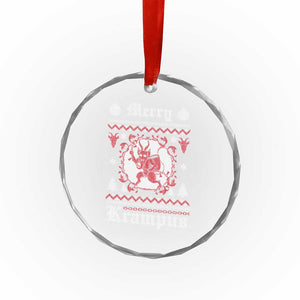 Merry Krampus Crystal Glass Ornament Demon Horor Xmas TS09 Print Your Wear