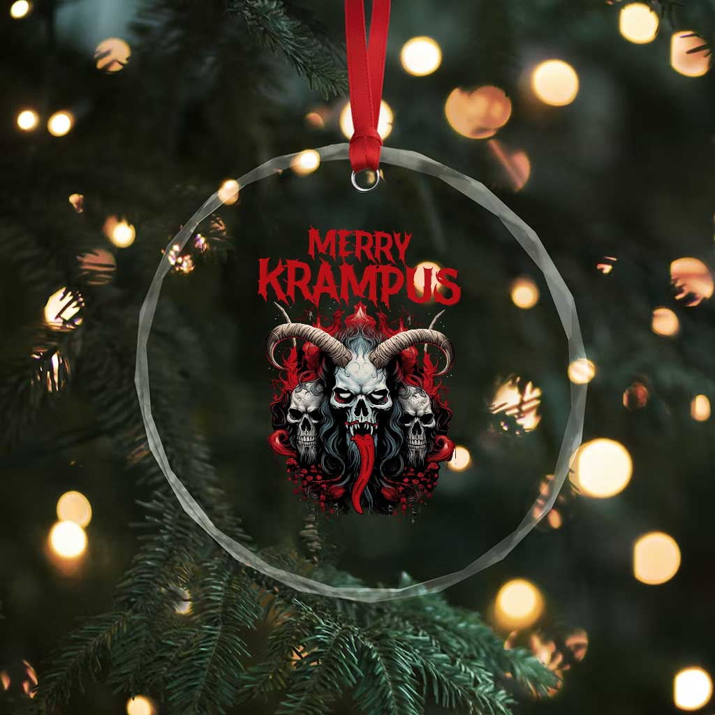 Merry Krampus Crystal Glass Ornament Horor Xmas Evil TS09 Print Your Wear
