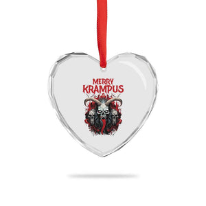 Merry Krampus Heart Crystal Glass Ornament Horor Xmas Evil TS09 Print Your Wear