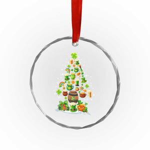 Merry Xmas Tree Irish Crystal Glass Ornament TS09 Print Your Wear