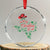 Merry Xmas Y'All Texas Crystal Glass Ornament TS09 Transparent Glass 3'' Circle Print Your Wear