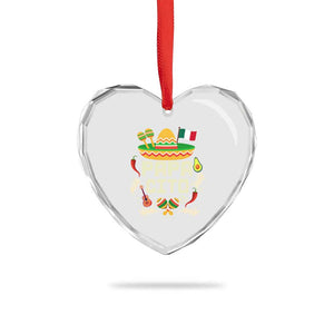 Mexican Dad Heart Crystal Glass Ornament Papa Cito Latino Fathers Day Gift Mexican Pride TS10 Print Your Wear