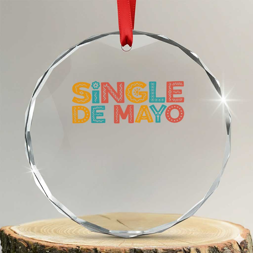 Mexican Fiesta Party Gift Crystal Glass Ornament Single De Mayo TS12 Transparent Glass 3'' Circle Print Your Wear