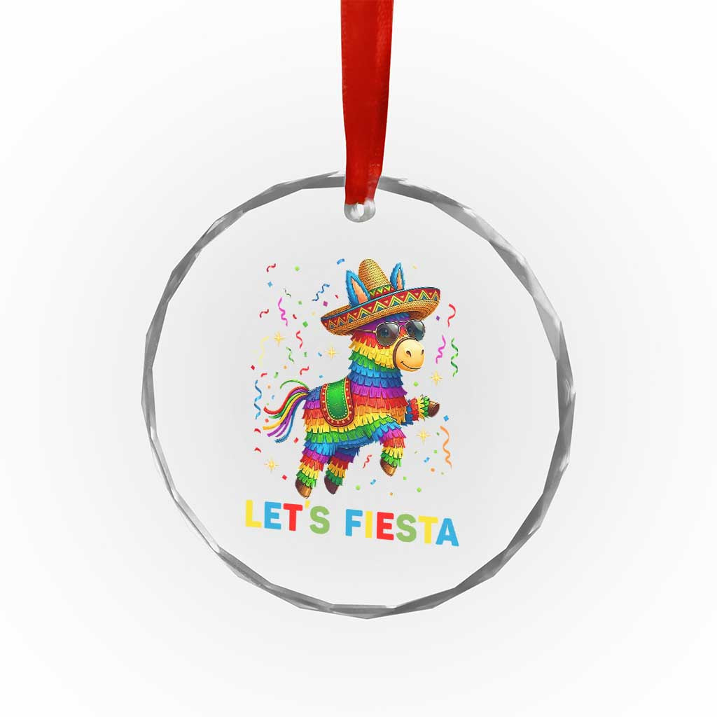 Mexican Fiesta Pinata Crystal Glass Ornament Funny Cinco De Mayo TS12 Print Your Wear