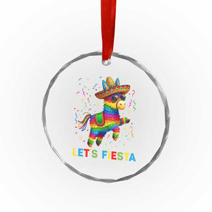 Mexican Fiesta Pinata Crystal Glass Ornament Funny Cinco De Mayo TS12 Print Your Wear