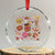 Mexican Pregnancy Announcement Crystal Glass Ornament Cookies For Two Please Xmas Maternity Gift TS10 Transparent Glass 3'' Circle Print Your Wear