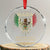 Mexicans Ain't Going Anywhere Crystal Glass Ornament Eagle Mexico Flag Retro Vintage - Print Your Wear