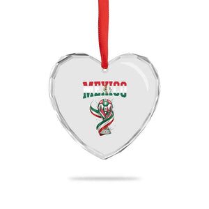 Mexico National Soccer Lover Heart Crystal Glass Ornament Proud Mexican Fan Gift TS12 Print Your Wear