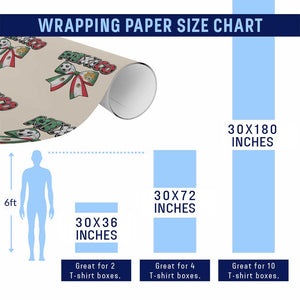Mexico National Soccer Lover Wrapping Paper Roll Soccer Pride Fan Gift TS12 Print Your Wear