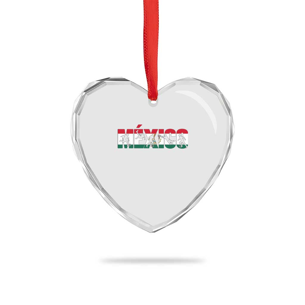 Mexico Soccer Lover Heart Crystal Glass Ornament World Football Fan Gift TS12 Print Your Wear