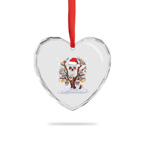 Mexico Xmas Heart Crystal Glass Ornament Sugar Skull On Tree Funny Xmas TS09 Print Your Wear