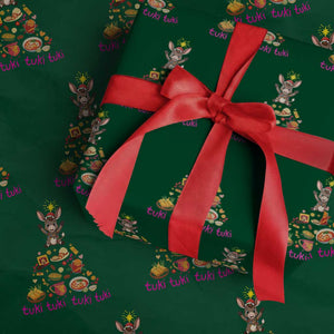 Mi Burrito Sabanero Wrapping Paper Roll Donkey Mexican Christmas TS14 Green Print Your Wear