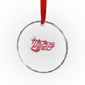 Mid Or Feed Holographic Witch Hat Crystal Glass Ornament Funny Game Lover Gift TS12 Print Your Wear