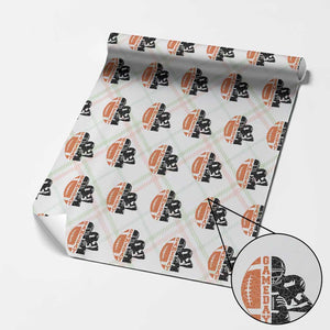 Midwest Football Lover Wrapping Paper Roll CFBB Fan Gift TS12 Christmas Plaid Print Your Wear
