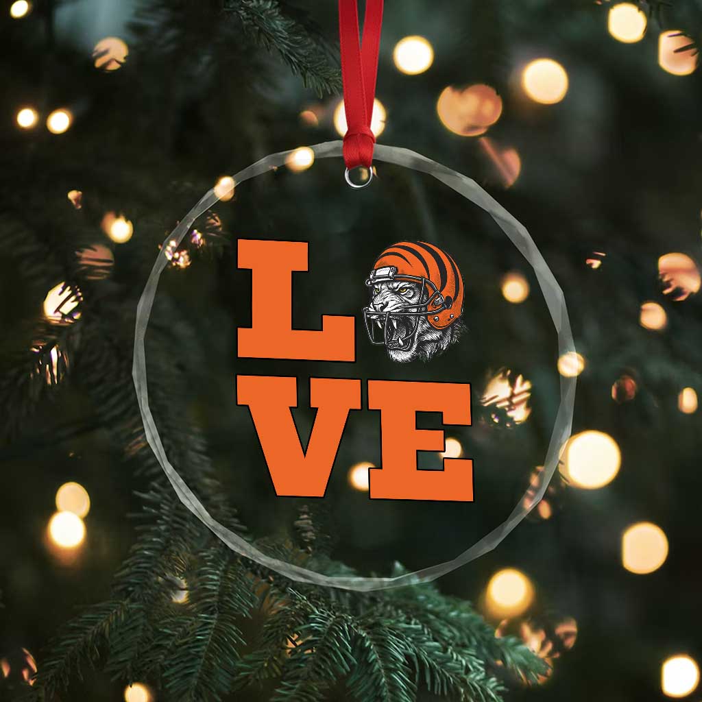 Midwest Football Pride Crystal Glass Ornament Game Day Gift TS12 Print Your Wear