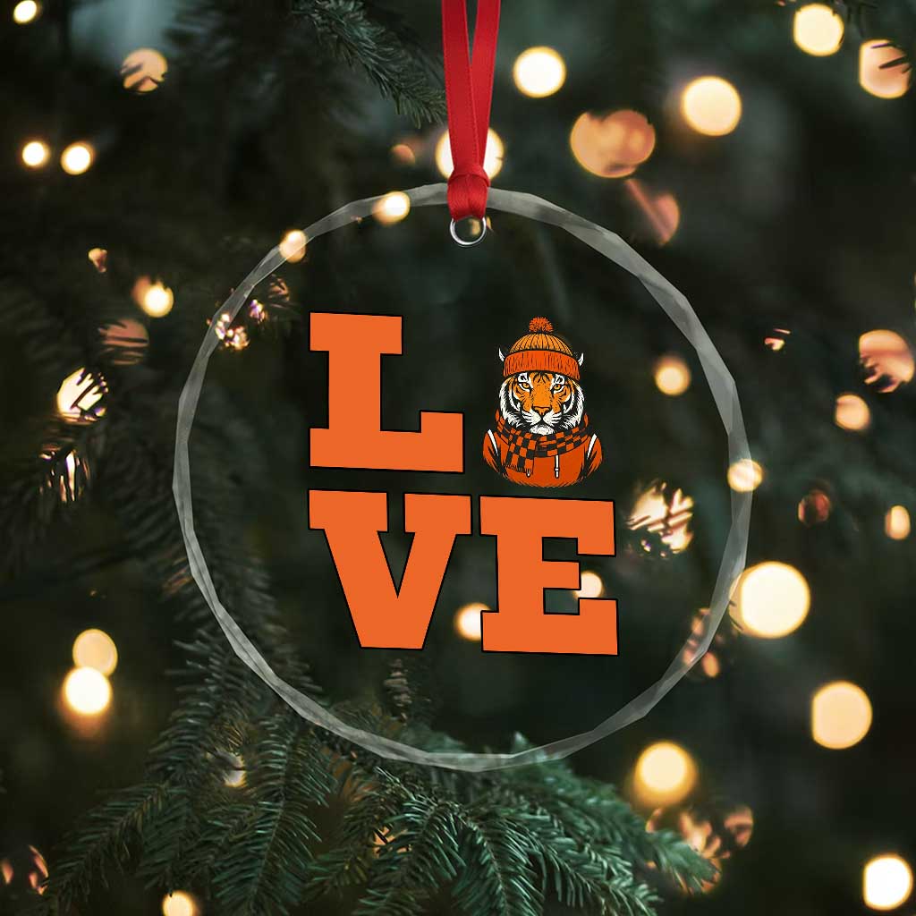 Midwest Tiger Football Pride Crystal Glass Ornament Funny Sport Lover Gift TS12 Print Your Wear
