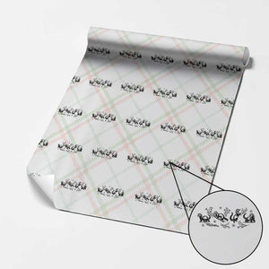 Minimalist Ferret Floral Graphic Wrapping Paper Roll Exotic Pet Owner Gift TS12 Christmas Plaid Print Your Wear