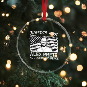 Minneapolis Strong Stand With Alex Crystal Glass Ornament Justice And Solidarity Support Gift TS12 Print Your Wear