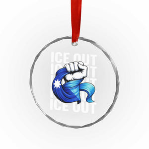 Minnesota Ice Out Crystal Glass Ornament Anti Ice Movement Protest TS12 Print Your Wear