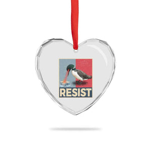 Minnesota Loon Resist Heart Crystal Glass Ornament Loon Bird Laser Ice Cube Poster Graphic TS11 Print Your Wear