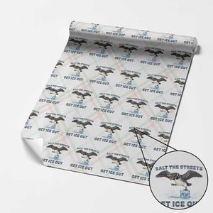 Minnesota Loon Salt The Streets Get Ice Out Wrapping Paper Roll TS12 Christmas Plaid Print Your Wear