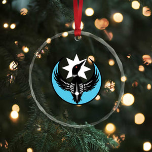 Minnesota Rebel Loon Star Emblem Crystal Glass Ornament Rebellion Symbolic Unity Graphic TS02 Print Your Wear
