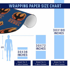 Minnesota Rebel Loon Wrapping Paper Roll Rising From Fire Political Resistance TS02 Print Your Wear