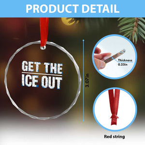 Minnesota Resist Anti ICE Immigration Protest Ladies Crystal Glass Ornament TS14 Print Your Wear