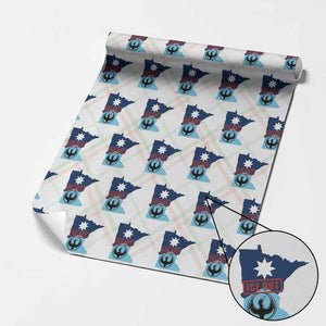 Minnesota Resist Anti ICE Immigration Protest Wrapping Paper Roll Ice Out TS14 Christmas Plaid Print Your Wear