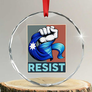 Minnesota Resist Ice Out Crystal Glass Ornament MM Support Gift TS12 Transparent Glass 3'' Circle Print Your Wear