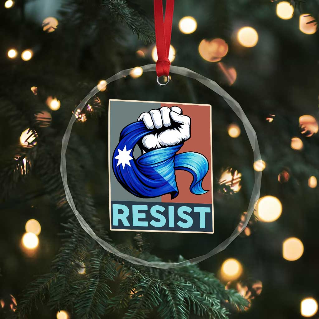 Minnesota Resist Ice Out Crystal Glass Ornament MM Support Gift TS12 Print Your Wear